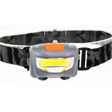 Imagem de Lanterna Cabeça 3W 8Led Cob Pesca Camping Ciclista Corrida Noturna Ou