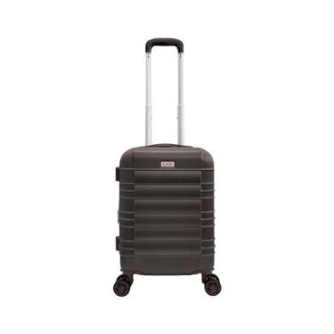 Imagem de Mala Viagem Bordo Expansiva Rígida Roda Dupla 360° Mao Aviao Cadeado Padrão Anac pequena 8kg-Unissex