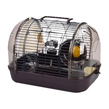Imagem de Ioensy Chinchilla House Pet Carrier, gaiola transparente para transporte de pequenos animais, gaiola para hamster para ratos, Sugar Glider, ouriço, gerbilos, CafÉ