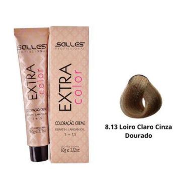 Imagem de Coloração Tintura Extra Color Salles Profissional 60g, 8.13