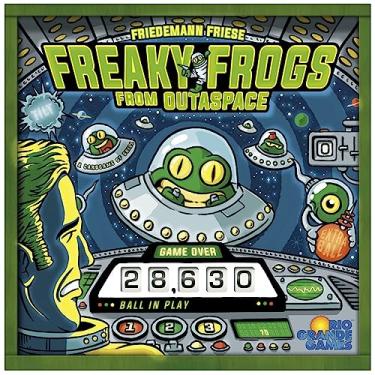 Imagem de Rio Grande Games: Freaky Frogs from Outaspace - Pinball Session with Cards, Card Game for 1 Player