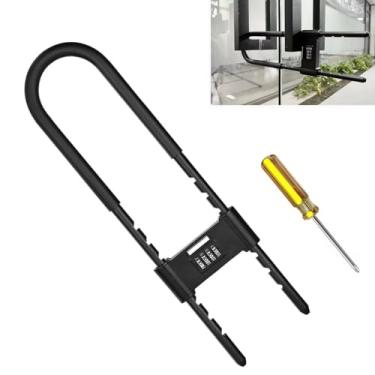 Imagem de U Lock - Bloqueio U extra longo - Combo U Lock - Cadeado de bicicleta com manilha ajustável - para bicicletas, bicicletas elétricas, bicicletas de montanha, portas de vidro (41 cm) (35)