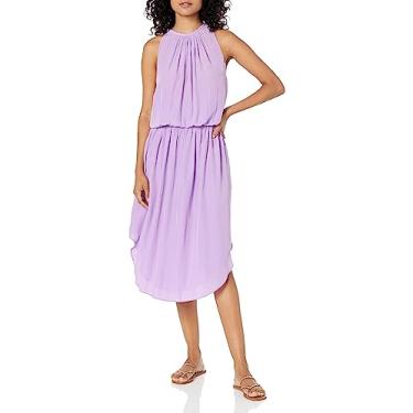 Imagem de Ramy Brook Vestido feminino Audrey com gola alta, Maui Lilás, M