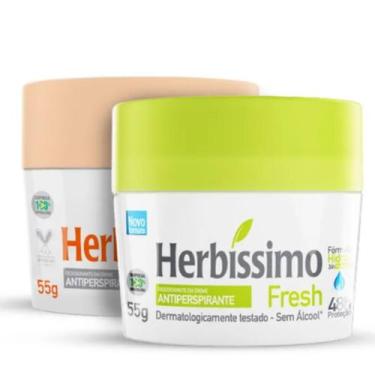 Imagem de Kit 2 Desodorante Fresh e Vanilla Herbíssimo 55G - Dana - Dana Cosméti