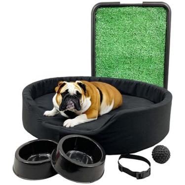 Imagem de Kit Pet Grande Cama Europa com Sanitário Grama e Acessórios - Supri Pe