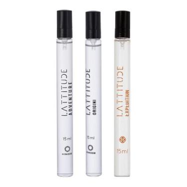 Imagem de Kit 3 Perfumes de Bolsa Pockets Lattitude Hinode 2