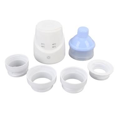 Imagem de Aquecedor Portátil de Mamadeira para Leite de bebê, Aquecimento Rápido, Controle de Temperatura Inteligente, Bateria Recarregável Integrada para Uso Em Trânsito