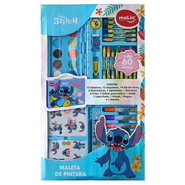 Imagem de Maleta De Pintura Stitch 60 Peças Molin