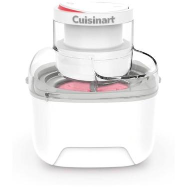 Imagem de Máquina de Sorvete 500 ml com Funil de Ingredientes Embutido, Tampa e Pá Removíveis, 110V, Cuisinart, Branca