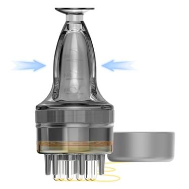 Imagem de Aplicador de minoxidil, aplicação rápida e eficiente, sem bagunça, aplicador de soro de cabelo pequeno, ferramenta aplicadora de minoxidil, frasco aplicador de cabelo, escova de minoxidil, pente