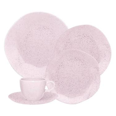 Imagem de Jogo De Jantar Em Porcelana Ryo Com 20 Peças Oxford Pink Sand