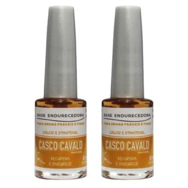 Imagem de Kit 2 Base Endurecedora Casco Cavalo 8Ml - Trop Care
