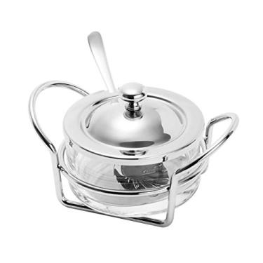 Imagem de Açucareiro de Aço Inox com Colher Italy Rojemac Cinza