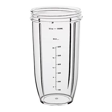 Imagem de Copos de peças de substituição da Joyparts para NutriBullet 600W e 900W 1200W, Clear, 32oz