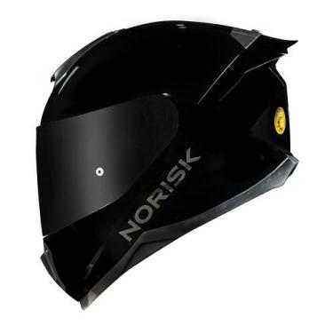 Imagem de Capacete Norisk Razor Edition Preto Brilhante Mais Viseira Fumê Mais S