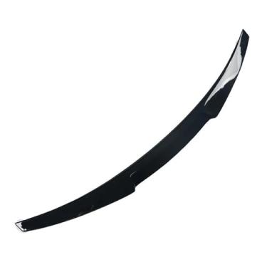Imagem de Spoiler traseiro estilo M4, compatível com Audi 2017-2024 A4 S4 B9 B9.5 Sedan Asa traseira do porta-malas Lip Tail Fin Acessórios para automóveis Body Kit Tuning(Glossy Black)
