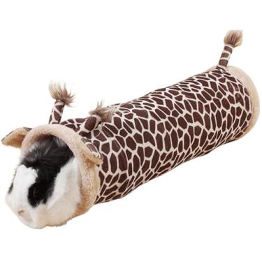 Imagem de Esconderijo de túnel de porquinho-da-índia dobrável, túnel de furão de rato e esconderijo de tubo, acessórios de gaiola de brinquedo para esconderijo de túnel de animais pequenos para ouriço,