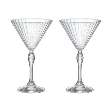 Imagem de Taça De Vidro Bormioli Rocco Para Martini 245 ml America 20s 2 Peças