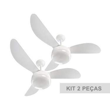 Imagem de Kit Ventilador de Teto Ventisol Fenix Branco 3 Velocidades Premium - 2