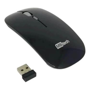 Imagem de Mouse Óptico Sem Fio Recarregável - Silencioso Slim Usb 3.0-Unissex