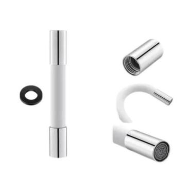 Imagem de Extensor de Torneira 360° - Flexível, Giratório e de Silicone para Coz