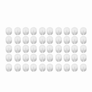 Imagem de YEmirth 50 esponjas hidropônicas sem solo para mudas, 97 esponjas de plantio para sistema de cultivo de vegetais, ferramenta de jardinagem em estufa, economia de espaço e sanitária (50 * 30 mm)