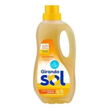 Imagem de Kit c/ 3 Lava-Roupas Liquido 1l Glicerina Girando Sol