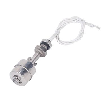 Imagem de Sensor de Nível de água, Interruptor Flutuante para Tanque de água 0-220V 65mm L Interruptor Flutuante de Nível de Líquido 10mm Curso de Aço Inoxidável Sensor de Interruptor de