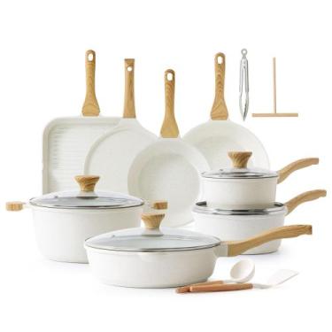 Imagem de Conjunto de utensílios de cozinha de cerâmica antiaderente SENSARTE, 2