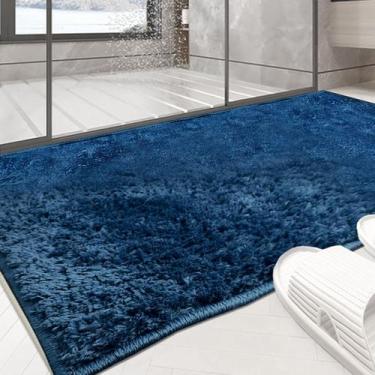 Imagem de 2 Tapete Banheiro Antiderrapante Absorvente 50x100 Oa Cl Azj - IDEALIZ