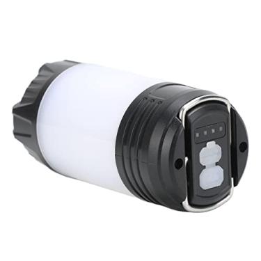 Imagem de Lanterna de Lanterna Abs Lanterna de Camping de Casca, Ipx4 Lanterna LED à Prova D'água Com Carregamento Tipo C, Bateria de 2000mAh, 4 Modos de Iluminação, Amplamente Utilizados