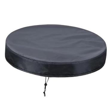 Imagem de Ｂｅｓｇａ Capa de tambor ajustável com cordão, resistente à água, leve, à prova de intempéries, protetor de balde de chuva e neve para jardim e quintal, 65 Cm X 10 Cm