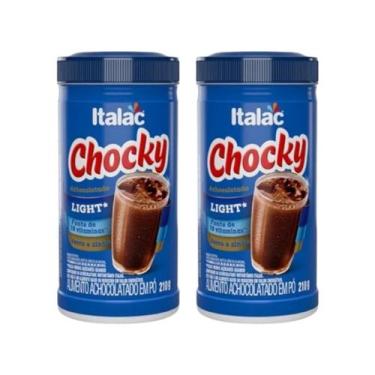 Imagem de Kit achocolatado em pó light 210g com 2 unidades - italac
