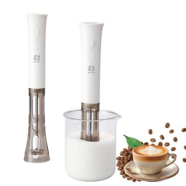Imagem de NEUTRAL Espumador De Leite Elétrico, Espumador De Leite Recarregável Portátil, Varinha De Espumador, Espumador Para Cappuccino, Lattes, Café Cremoso, Chocolate Quente