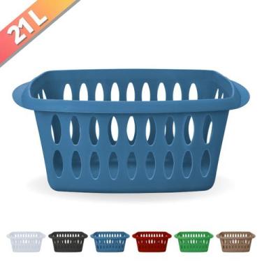 Imagem de Cesto Organizador Telado p/ Roupas Telado 21L Usual Utilid. - Usual Ut
