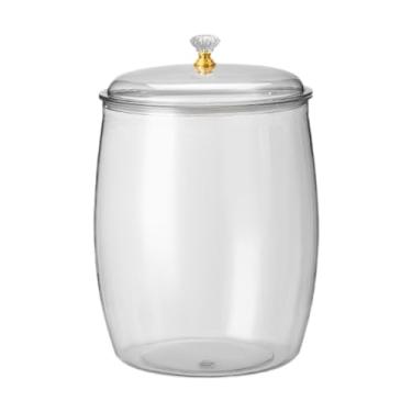 Imagem de AFXGUSD Caixa de Armazenamento de Cozinha Transparente com Tampa Hermética para Chá, Lanches, Cereais, Casamento, 10l, Tamanho real