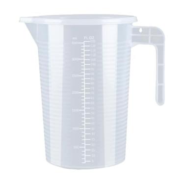 Imagem de Llazsybz Copo Medidor para Assar, Ferramenta Multifuncional para Cozinhar, Cozinhar, Assar, Restaurante, Medidas Precisas, Alça Portátil com Balança, 3500ml