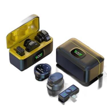Imagem de Microfone De Lapela J6 Clipe Magnético Com receptor Usb-C