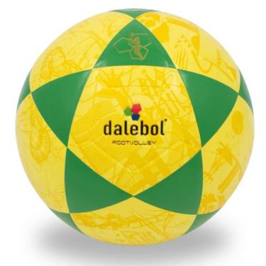 Imagem de Bola Oficial De Footvolley Dalebol Altinha, Ultra soft amarelo, Verde