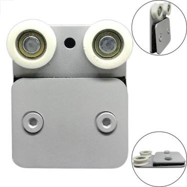 Imagem de Carrinho Roldana 1126 Dupla stanley Porta De Vidro - Fosco - Mettallfl