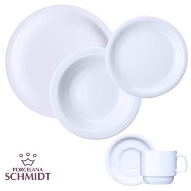 Imagem de Jogo Jantar Chá 20 Peças Protel Porcelana Schmidt 4 Pessoas - Porcelan