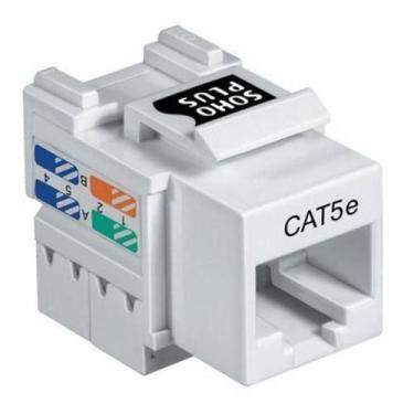 Imagem de Conector RJ45 Cat 5e - Keystone - Furukawa Soho Plus - 35050411
