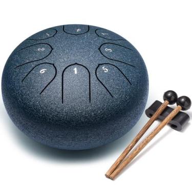 Imagem de Livro de música Steel Tongue Drum Lronbird 15cm 8 Notes w/ Bag Sticks