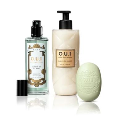 Imagem de O.U.i Combo Jardin De Grasse: Eau De Parfum Com Válvula 100ml + Sabonete em Barra 90g + Sabonete Líquido 400ml