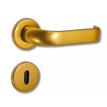 Imagem de Fechadura Porta Interna Dourada Fosco Luna Arouca 40Mm Red