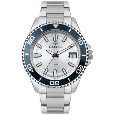 Imagem de Relógio Technos Masculino Acqua Prata - 2415ek-1k