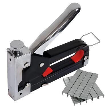 Imagem de Grampeador Tapeceiro 4 A 14Mm Metálico Com 2.000 Grampos