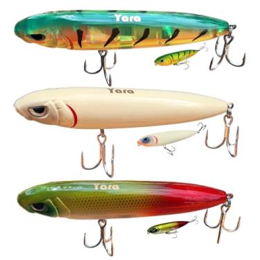 Imagem de Kit Isca Artificial Yara Mad Dog 3 Cores 07 11 e 40 12cm 26g