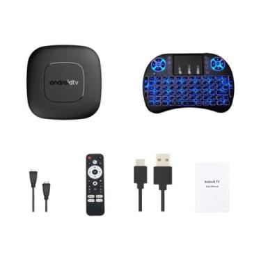 Imagem de Caixa De TV Android 14 T1 Allwinner H313 64G 128G HD 4K 8K BT5.4 Dual 