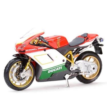 Imagem de Motocicleta fundida sob pressão Maisto Ducati-1098s escala 1:18 mais d